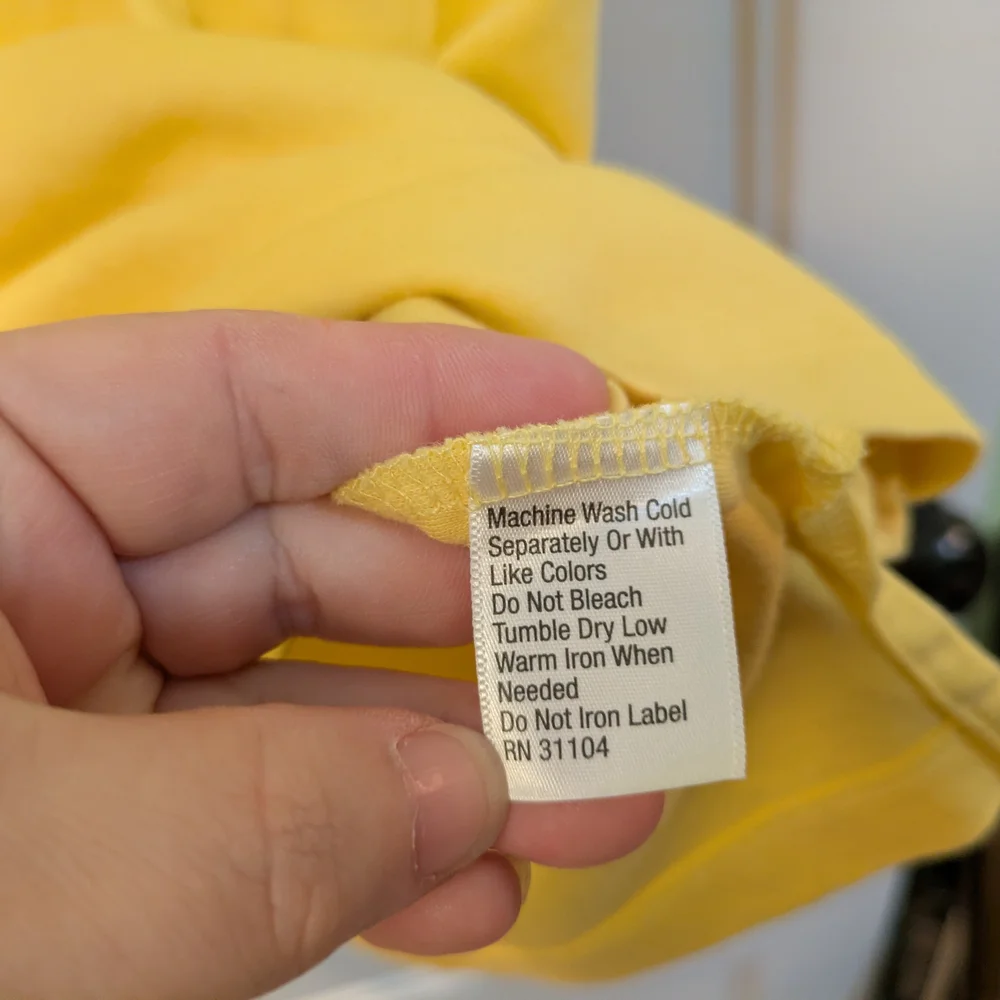 Kim Rogers Yellow Square Neck Short Sleeve Tee - Picture 7 of 11